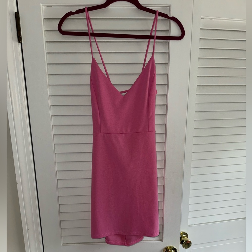 Blue Blush Mini Dress - Picture 4 of 7